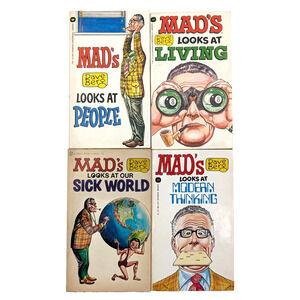 MADs Dave Berg Paperback Lot 4 Books People Living Sick World Modern Thinking